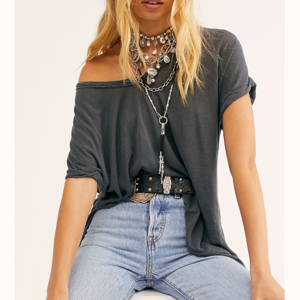 Oversized Free People tshirt - Picture 1 of 6